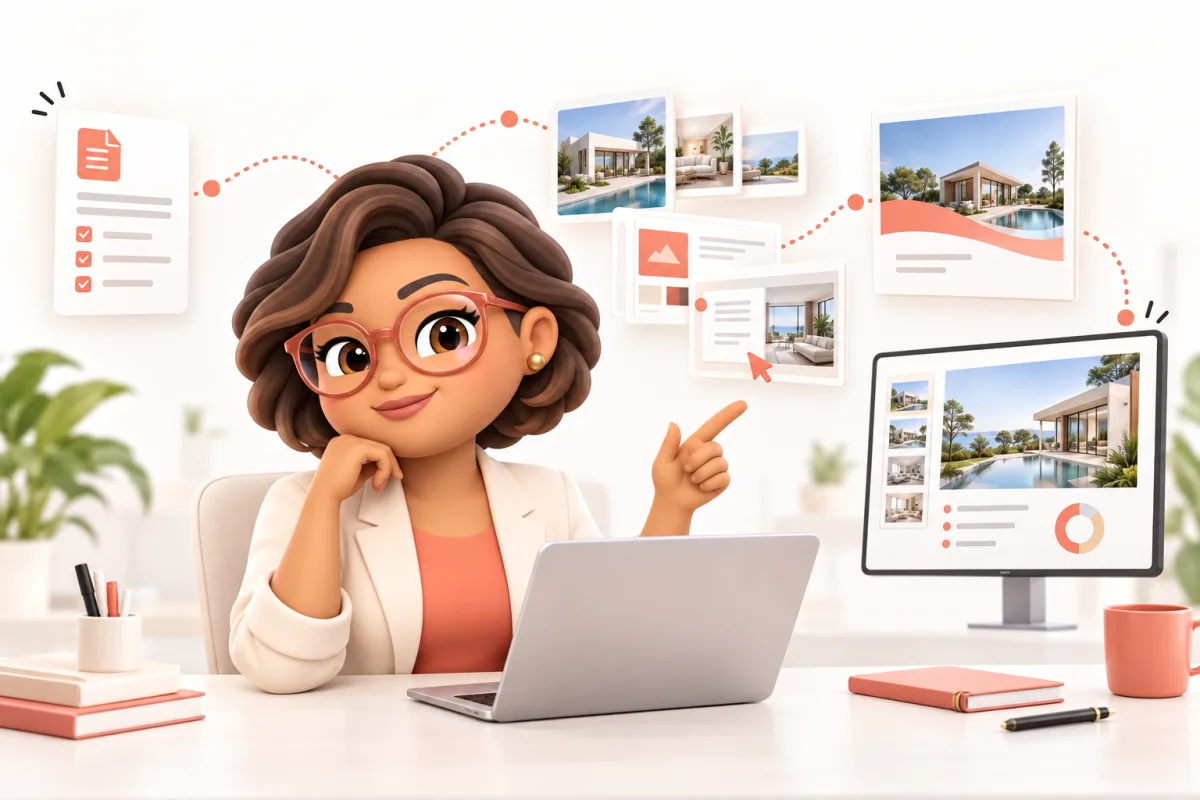 Agente de Propostas estruturando um showroom imobiliário com base em briefing