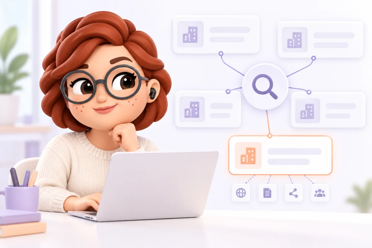 Ilustração do agente LDR com uma interface de ferramenta / pesquisa